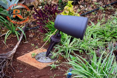 RA Audio Speaker With Ground Mount Bracket 3 Garden speaker