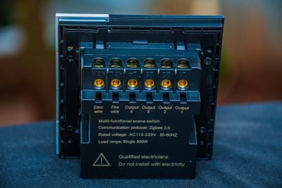 BA-4TW 4 RA Audio White Smart Switch BA-4TW